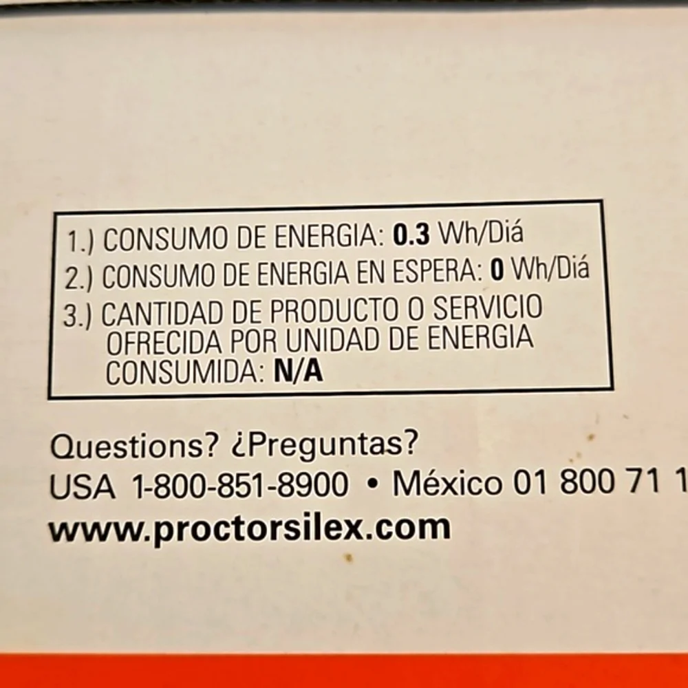 Proctor Silex Durable Food Chopper 1.5 Cup Capacity New in Box